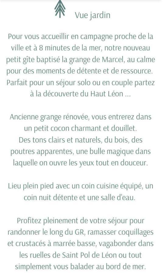 Вілла La Grange De Marcel Сен-Поль-де-Леон Екстер'єр фото